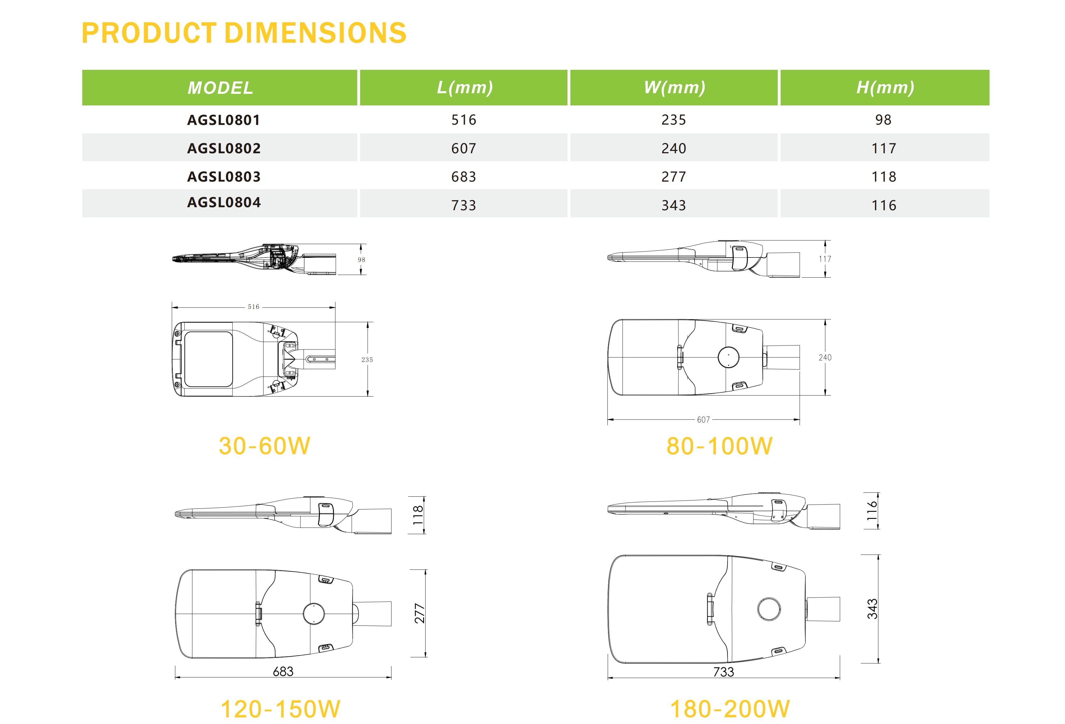 AGSL08 LED улично осветление Spec 2023_01